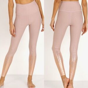 Beyond Yoga Alloy Ombre High Waisted Midi Legging Brazen Blush